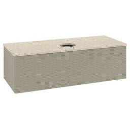 V&B; Meuble sous lavabo avec structure de façade, éclairage Antao 120x36x50cm, HL, WBP botti., st Gr m Lac ; Villeroy & Boch (L32153HK)