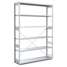 Type d'étagères Bito:L,M,S base 40mm-set de sol / L 100kg 2499x1296x424 galvanisé (C1230-0018)