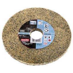 Meule abrasive compacte en fibres « Unitized », grossière, 125 x 6 x 22,23 mm, pour meuleuses d'angle metabo (626482000)