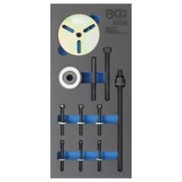 Insert de servante d'atelier 1/3 : Coffret de calage de poulie de vilebrequin pour moteurs MINI Cooper W11 BGS ; BGS technic (9808)