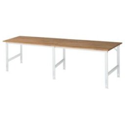 Rau Table de travail Tom réglable en hauteur, L3000xP1000xH760-1080mm, plateau B 25mm (06-625B10-30.12)