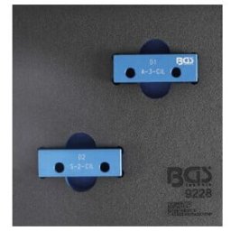 Insert de servante d'atelier 1/6 : Jeu d’outils de verrouillage d'arbre à came pour Lancia 2.0 VIS 4 cylindre BGS ; BGS technic (9228)