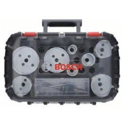 Kit scie cloche BOSCH Progressor for Wood and Metal, kit Electricien 11 pièces 25-86 mm (2608594194)