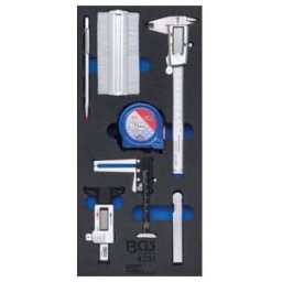 Insert de servante d'atelier 1/3 : Jeu d’outils de mesure 7 pièces BGS ; BGS technic (4031)