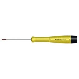 PB Swiss Tools Tournevis pour l'électronique pour vis Phillips ESD, Taille empreinte cruciforme: 1 (8121.1-80 ESD)