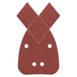Set de 25 feuilles abrasives pour ponceuse multi, grain 80, 120, 180 ; Bosch (2607017113)