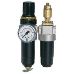 Riegler Unité de maintenance 2 pcs « Standard-mini » avec réservoir métal, G 1/8 (823 M)