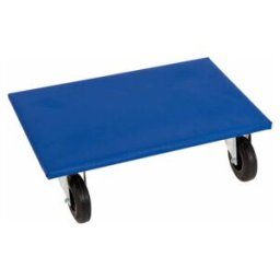E. S. B. Chariot à meubles HO 600 × 300 mm Ø 100 mm caoutchouc plein noir Set 2 pièces (MR600300100G)