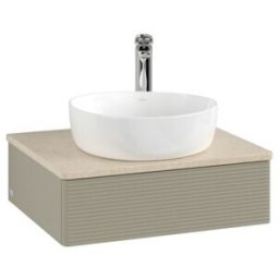 V&B; Meuble sous lavabo avec structure de façade - Éclairage Antao 60x19x50cm, HL, WBP botti., st. Gr m Lac ; Villeroy & Boch (L07153HK)