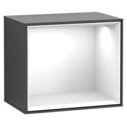 V&B; Finion Module d'étagère Éclairage mural 41,8x35,6x27cm, Rg glo bl. md m Lac ; Villeroy & Boch (G580GFHG)