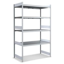 Rayonnages à tablettes grande largeur avec Platelage métallique Bito Bito p 824 x H 2500 f (C1255-0018)