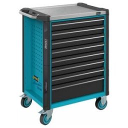HAZET Servante d'atelier Assistent 179N avec plan de travail en acier inoxydable, Type : 179N-8 (179NX-8)