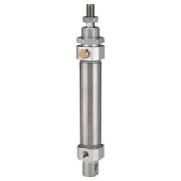 Riegler Cylindre rond »MSI«, simple effet, Ø piston 10, course 20, M5x0,8 (11.EM.10020)
