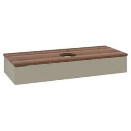 V&B; Meuble sous lavabo sans structure de façade, avec éclairage Antao 120x19x50cm, H I P, WBP w wal, st. Gr m Lac ; Villeroy & Boch (L10052HK)