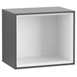 V&B; Module d'étagère Finion 41,8x35,6x27cm, étagère simple grande, laquée, noyer veinée ; Villeroy & Boch (FD10HJGN)