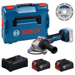 BOSCH Meuleuse d’angle GWS 18V-11 S 125 mm Set sans fil (0615A500E6)