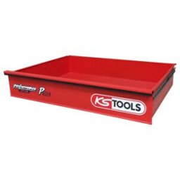 Tiroir avec logo et guidage à billes pour servante d’atelier P30, 785x568x145 mm KS Tools (873.4008-R003P)
