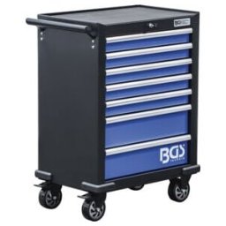 Servante d'atelier BGS 7 tiroirs, chargeable jusqu'à 30 kg, avec 263 outils ; BGS technic (4207)