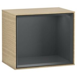 V&B; Module étagère Finion 41,8x35,6x27cm, Reg md Bleu, Placage chêne ; Villeroy & Boch (FD10HGPC)