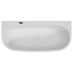 Hoesch Whirlpool iSensi Module de montage 1600x750, moteur gauche, système iSensi blanc, bicolore blanc-noir (3966i.111310002)