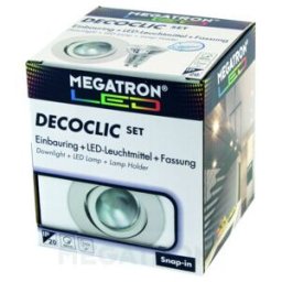 Megatron Set de spots LED encastrables 2800K blanc MT75400 (MT75400)