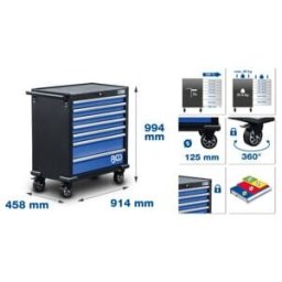 Servante d’atelier XL BGS 7 tiroirs, vide ; BGS technic (4205)