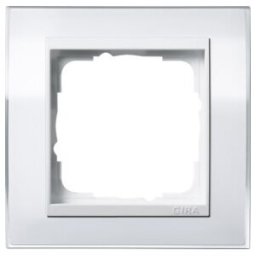 Gira Cadre de finition 1 poste blanc clair 0211723 (0211723)