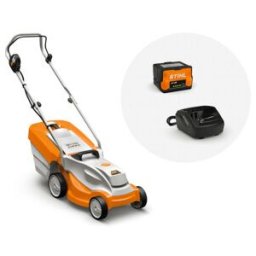 STIHL Tondeuse à gazon sans fil RMA 235, avec batterie AK 20 et chargeur AL 101 (63112000045)