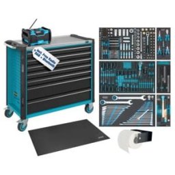HAZET Servante d’atelier Assistant 179NXXL-7 avec assortiment et 7 tiroirs (179NXXL-7/352EC)