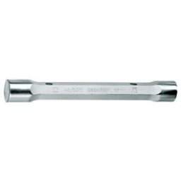 Clé à tube double 626 ouv. de clé 17 x 19 mm L. 165 mm massif perçages-D. 1 ; Gedore (6526360)