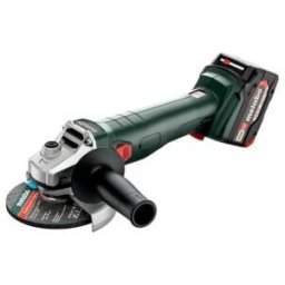 Meuleuse d'angle sans fil Metabo W 18 7-125 (602371510)X 165 L; 18V 2x4Ah Li-Power + ASC 55 (602371510)