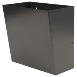 Corbeille à papier pour servante d'atelier STIER vide, anthracite, 302 x 302 x 150 mm, accessoires servante d'atelier, corbeille murale (902577)