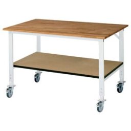 Rau Table de travail mobile (HV) Tom KM-01, L1500xP1000xH910-1230mm, Plateau B-25mm (06-625B10-15-KM01.12)