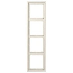 Jung Cadre 4 fois blanc niveau/vertical LS 984 W (LS984W)