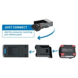 SCANGRIP Projecteur à ailettes sans fil DUO CONNECT 1250-2500 lumens sans batterie (03.6111C)