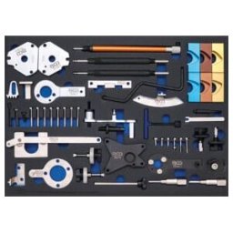 Insert de servante d’atelier 3/3: Coffret de calage pour Fiat, Alfa, Lancia, Opel, Suzuki, Ford BGS ; BGS technic (4137)