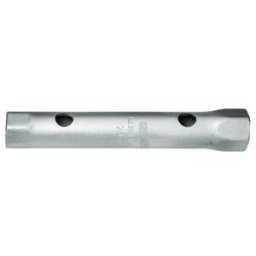 Clé à tube double 26 R ouv. de clé 13 x 14 mm L. 140 mm perçages-D. 8,5 mm chromé GEDO ; Gedore (6211100)