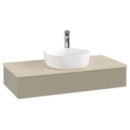 V&B; Meuble sous lavabo sans structure de façade, avec éclairage Antao 100x19x50cm, WBP botti., st. Gr m Lac ; Villeroy & Boch (L09053HK)
