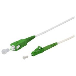 BTR NETCOM Câble de raccordement fibre optique OpDAT LWL blanc SCAPC/LCAPC 1m 151P7EAJA10E ; Metz Connect (151P7EAJA10E)