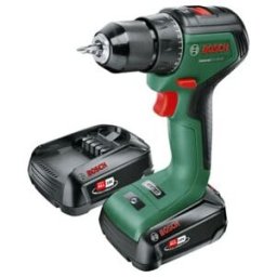 Perceuse-visseuse à percussion sans fil UniversalImpact 18V-60 BOSCH : 2x PBA 18V 2.0Ah W-B (06039D7102)