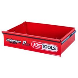 Tiroir avec logo et guidage à billes pour servante d’atelier P35, 568x398x145 mm KS Tools (873.5008-R012P)