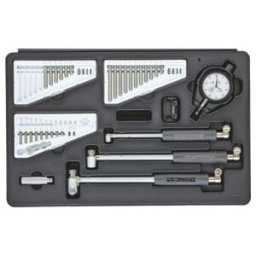 MITUTOYO Jeu de vérificateurs d'alésage de précision avec comparateur, Plage de mesure : 18-150mm (435207 18-150)