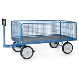 fetra Chariot à plateaux manuels 6436V - charge max. 1250kg pneus pleins (6436V)