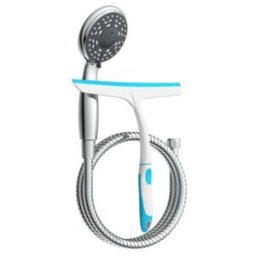 KIRCHHOFF Set de douche chromé avec raclette (64197)