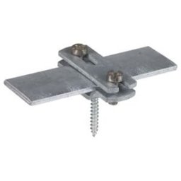 DEHN Support bande plate pour Fl 30 mm acier/trempé FBHZS30B6.5X#286030 ; Dehn & Söhne (286030)