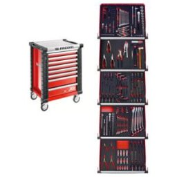 Facom Servante d’atelier 8-S, 15 modules en mousse, rouge (JETCMM175BNL)