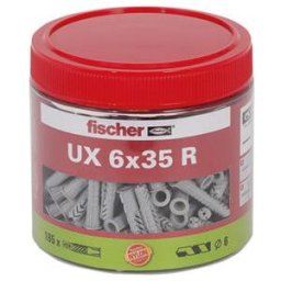 fischer universal plug UX R 6x35 R box (531027)