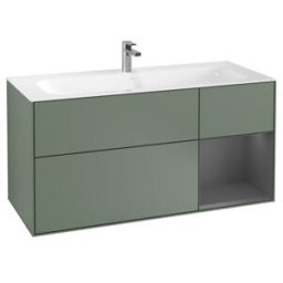 V&B; Meuble sous lavabo Éclairage mural Finion 119,6x59,1 cm, Rg r A m, Oli. m Lac ; Villeroy & Boch (G070GKGM)