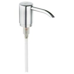 Keuco Pompe en aluminium anodisé argent, pour savon, nouveau modèle (04950170001)