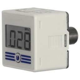 Riegler Manomètre numérique, plage 0 - 10 bar, R 1/4 AG (DIM-10-F4)
